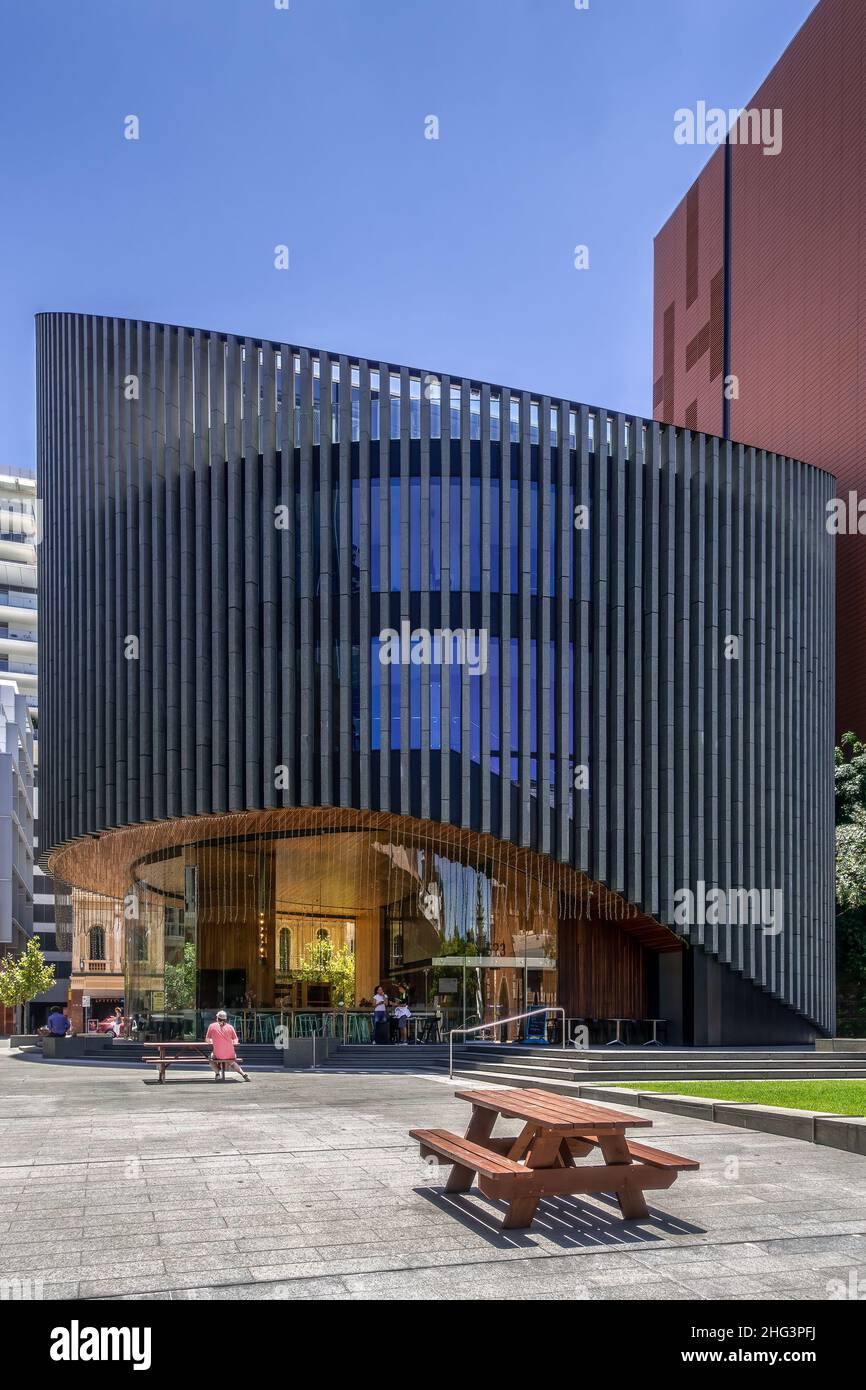 Perth, Australia - Biblioteca della Città di Perth di Kerry Hill Architects Foto Stock