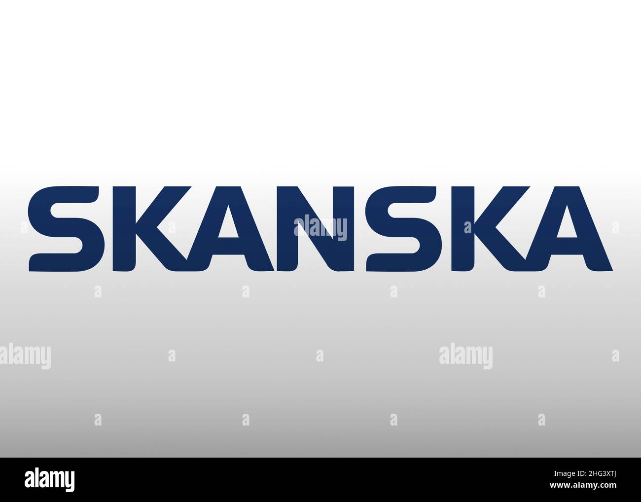 Logo Skanska Foto Stock