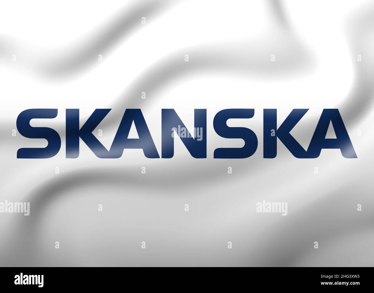 Logo Skanska Foto Stock