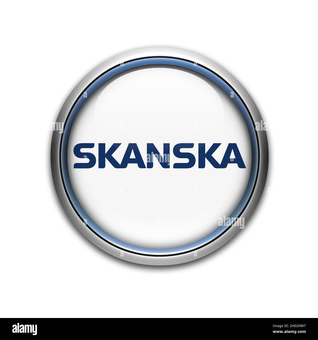 Logo Skanska Foto Stock
