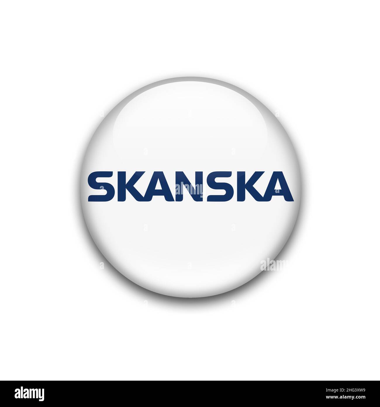 Logo Skanska Foto Stock