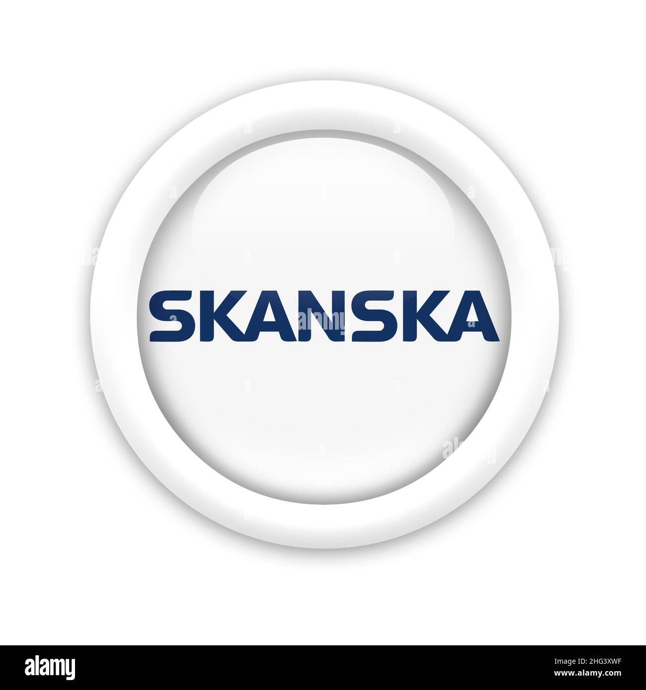 Logo Skanska Foto Stock