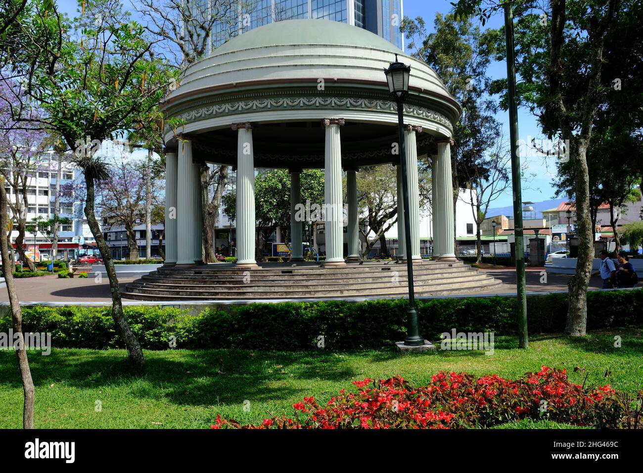 Costa Rica San Jose - Parco Morazan - Templo de la Musica - Anfiteatro Foto Stock