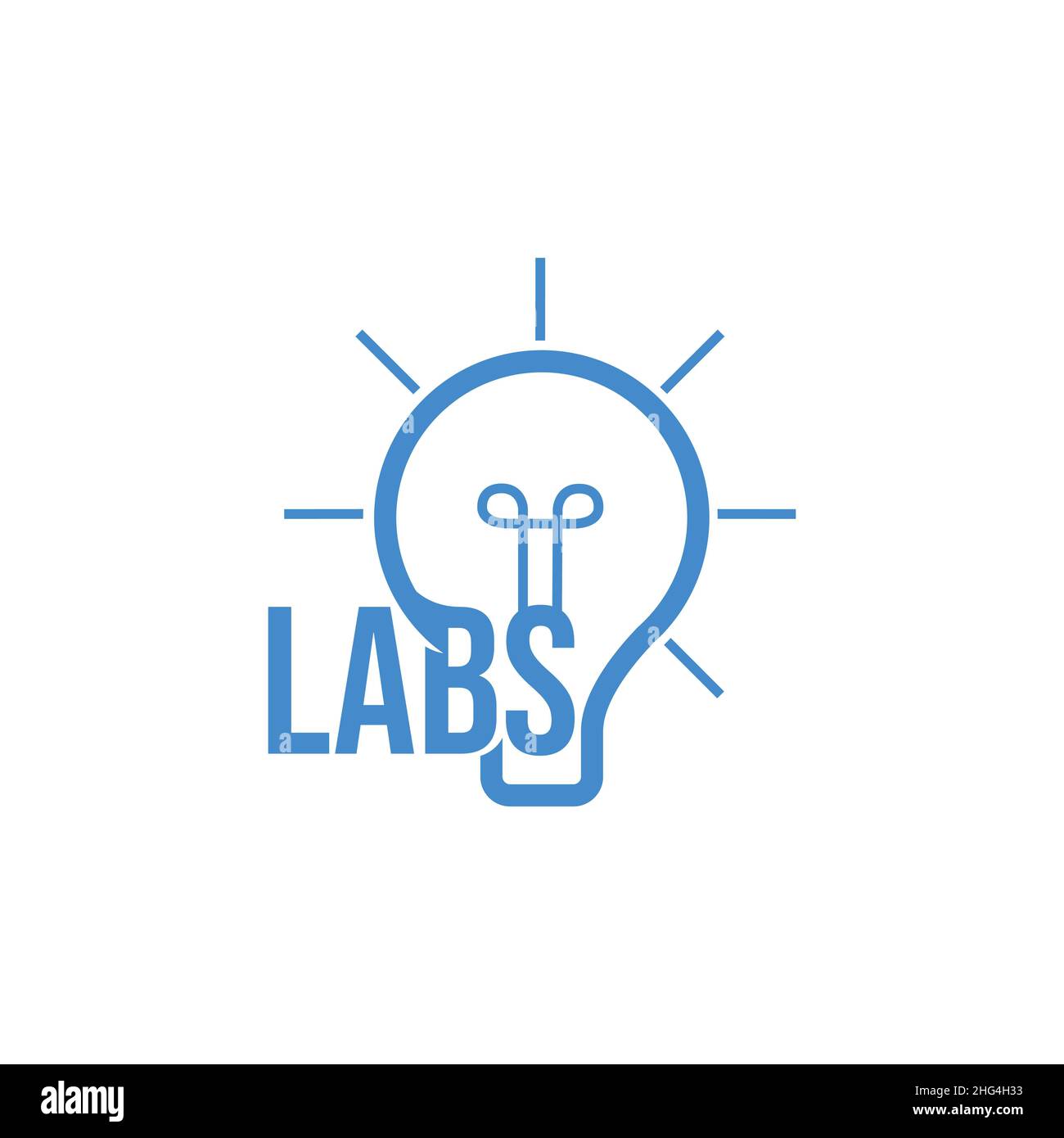 Smart Labs creativo moderno logo concetto vettore di design Illustrazione Vettoriale