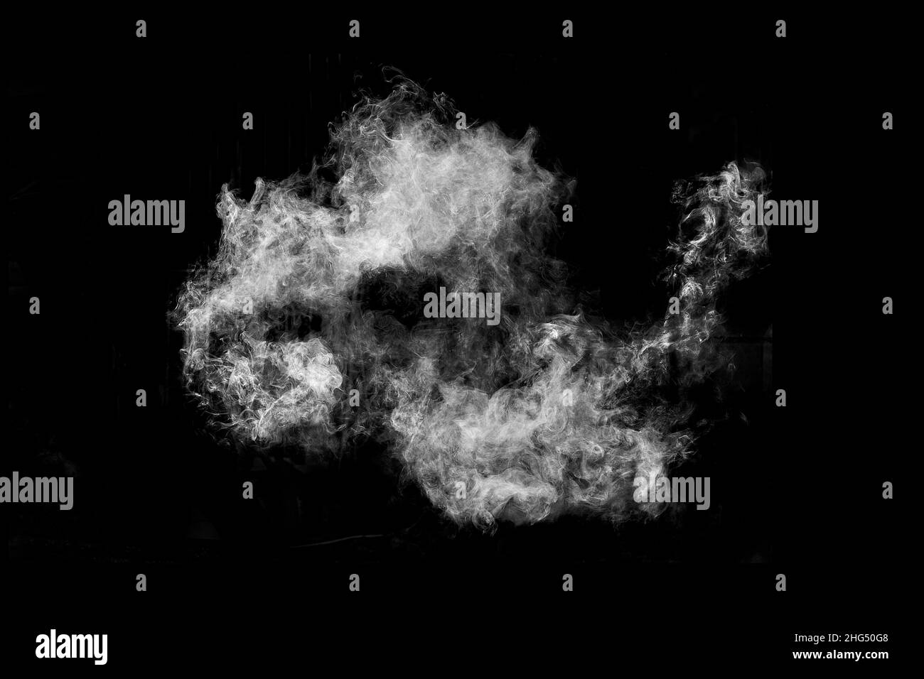 Strano fumo. Foto Stock