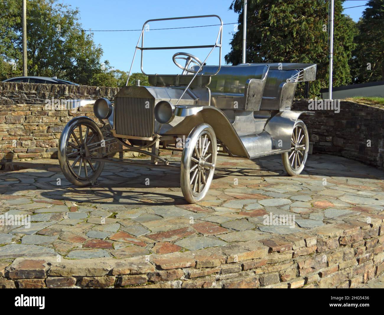 Ford Model T Car Replica a Ballinascarty Foto Stock