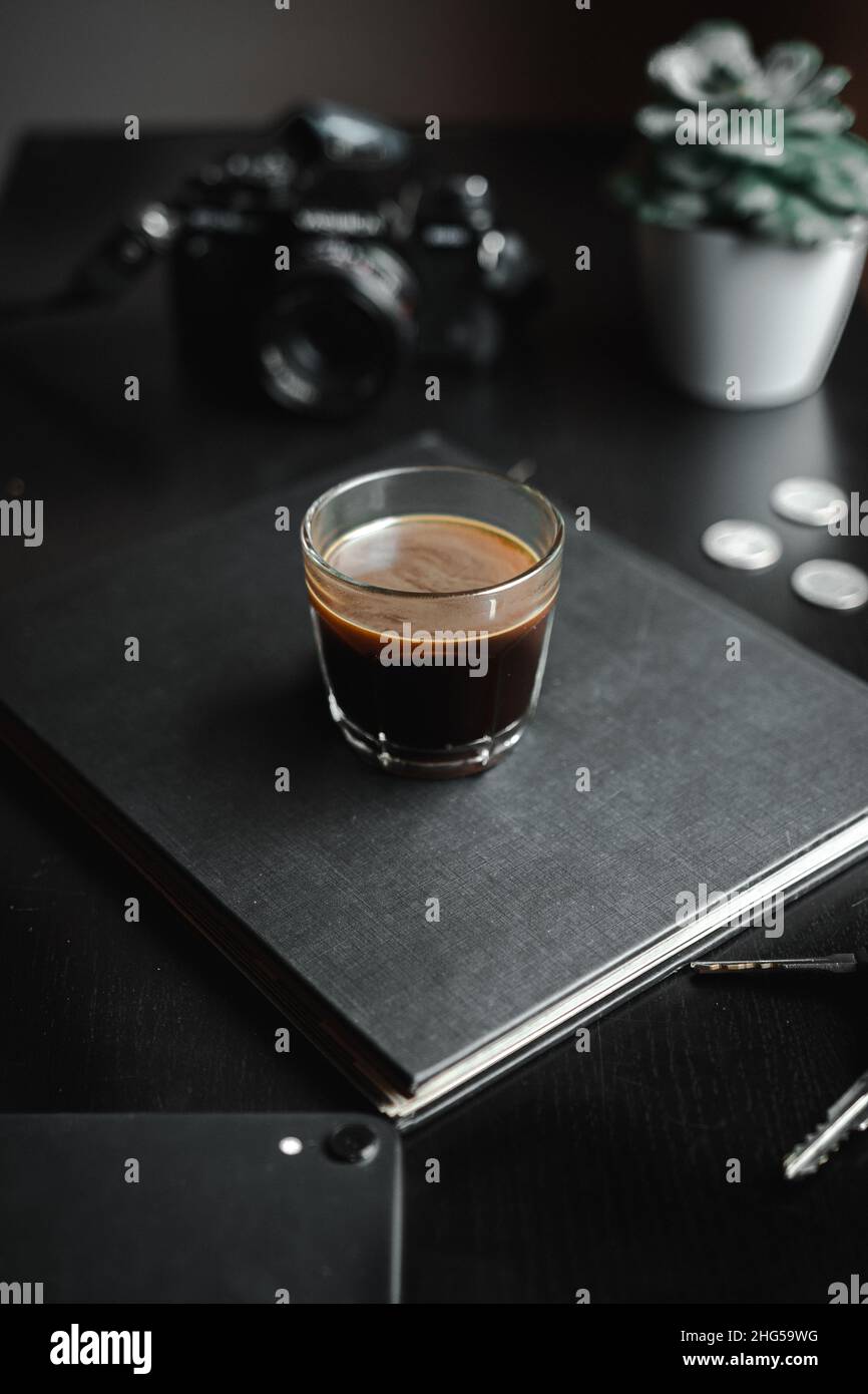 Caffè nero Foto Stock