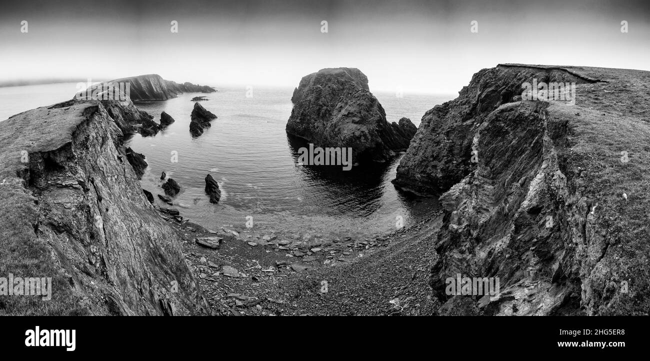 Isola di St Ninans, Isole Shetland Foto Stock
