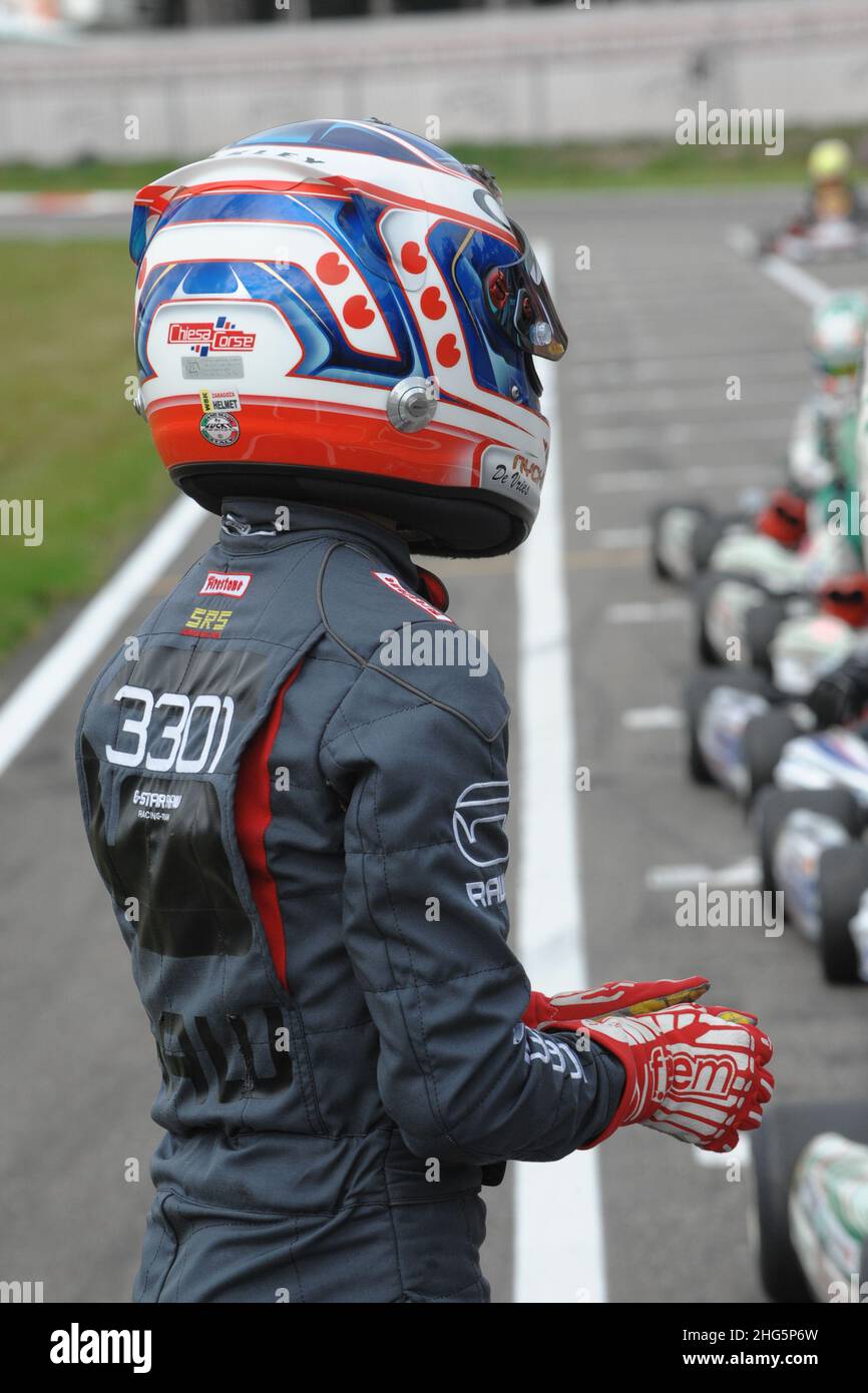 Nyck De Vries carriera karting 2011. Foto Stock