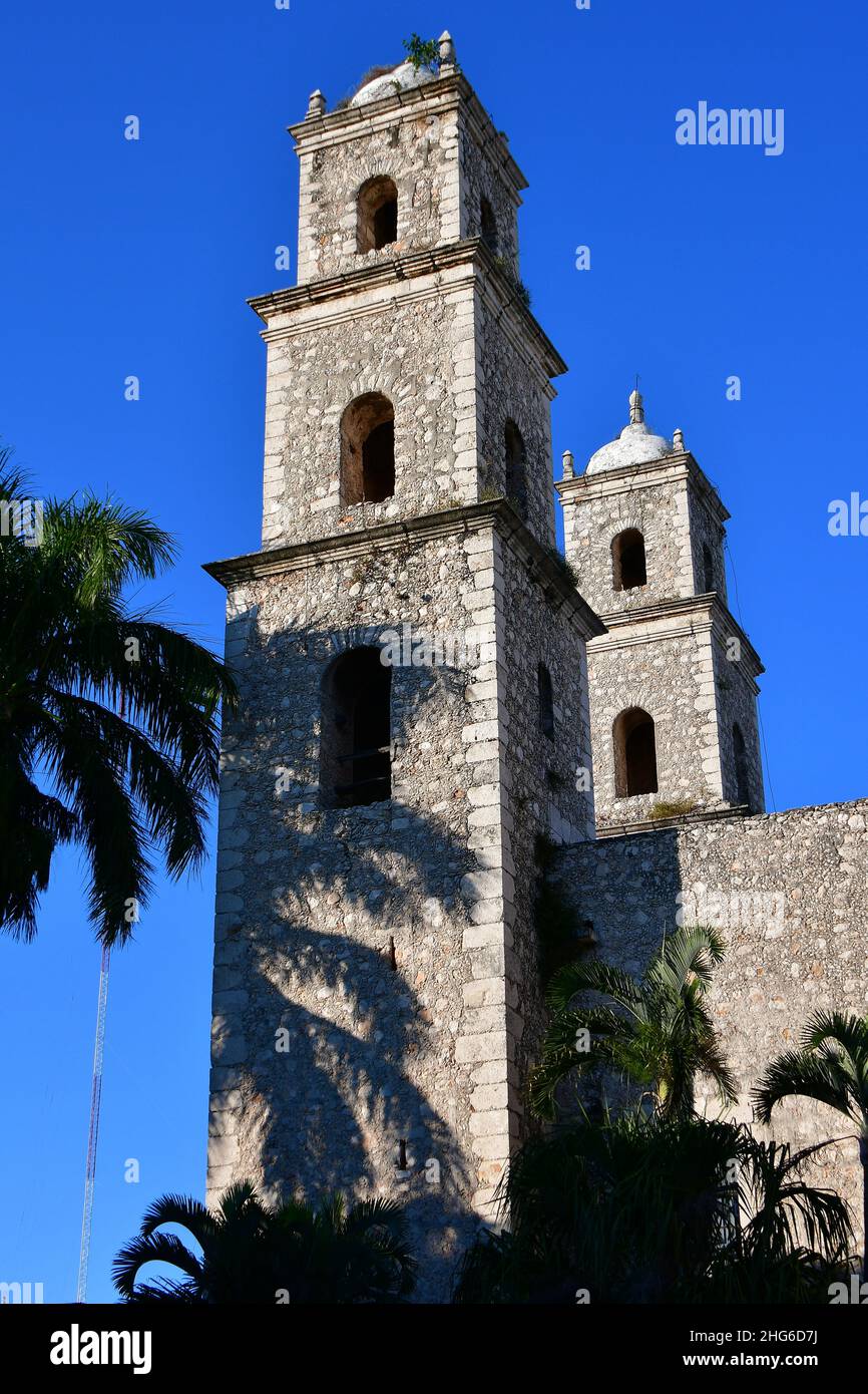 Chiesa del Gesù del terzo Ordine, iglesia del Jesús de la Tercera Orden, Mérida, Stato di Yucatán, Messico, Nord America Foto Stock