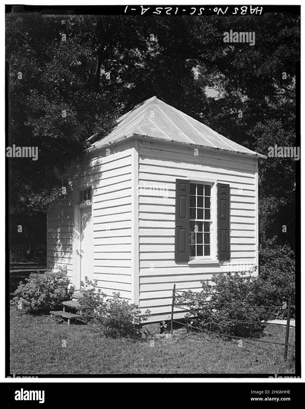 Session House presso la Chiesa Presbiteriana dell'Isola di Edisto. Foto Stock