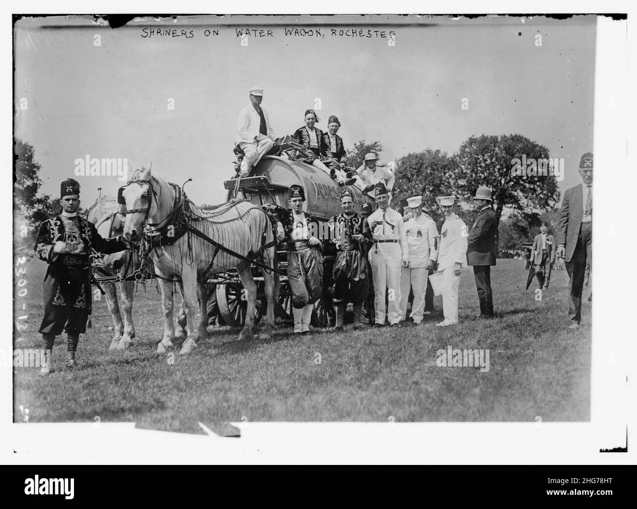 Shriners sul carro d'acqua - Rochester Foto Stock