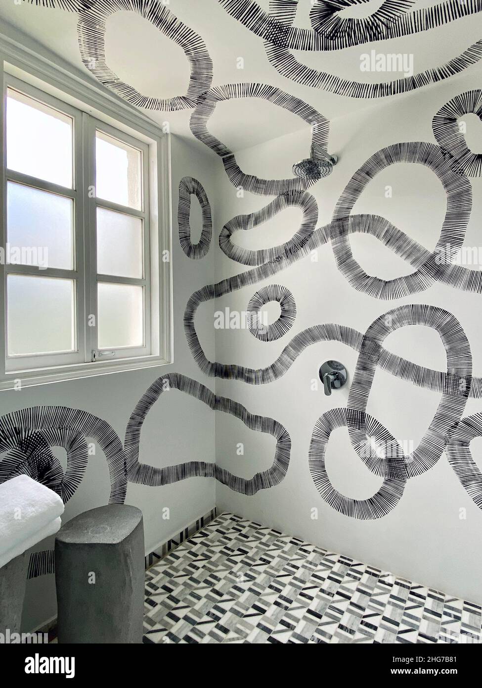 Villa Bokeh è un hotel di lusso ad Antigua Guatemala Foto Stock