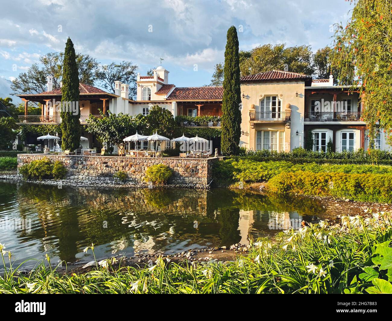 Villa Bokeh è un hotel di lusso ad Antigua Guatemala Foto Stock