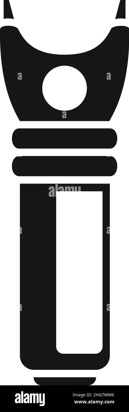 Taser elettricità icona semplice vettore. Pistola stun. Scosse elettriche Illustrazione Vettoriale