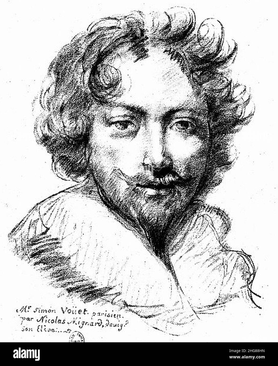 Simon Vouet di Nicolas Mignard. Foto Stock