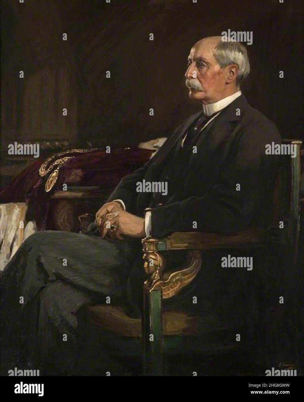 Sir James Watson Stewart, Lord Provost di Glasgow (1917-1920) (37687781495). Foto Stock