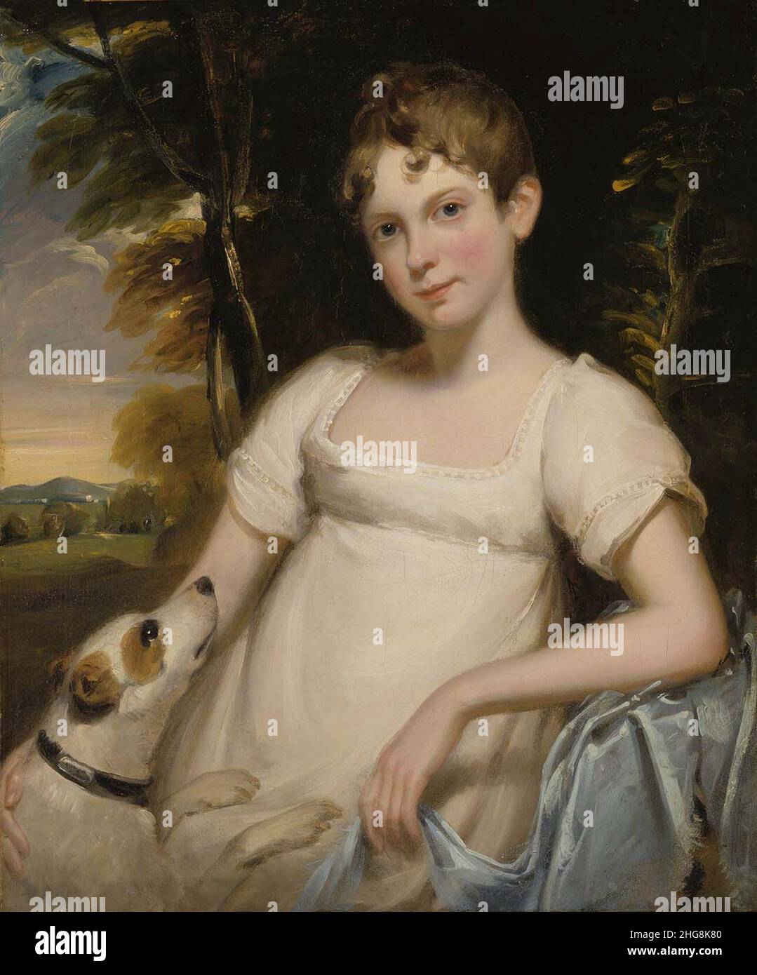 Sir William Beechey - Miss Agnes Murray Foto Stock