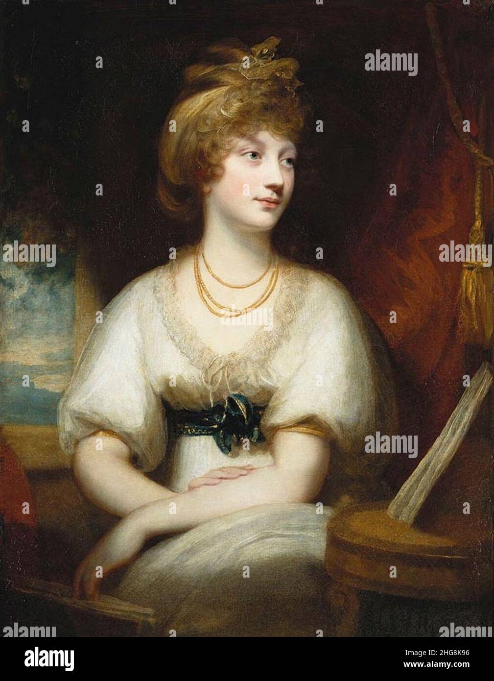 Sir William Beechey (1753-1839) - Principessa Amelia (1783-1810) Foto Stock