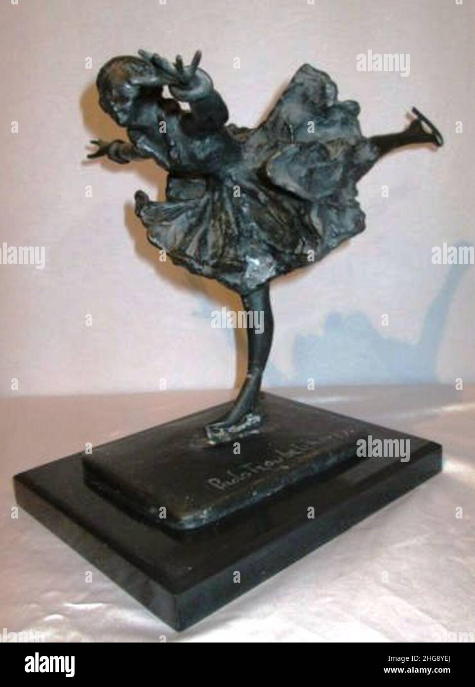 Pattinare ragazza di Paul Troubetzkoy. Foto Stock