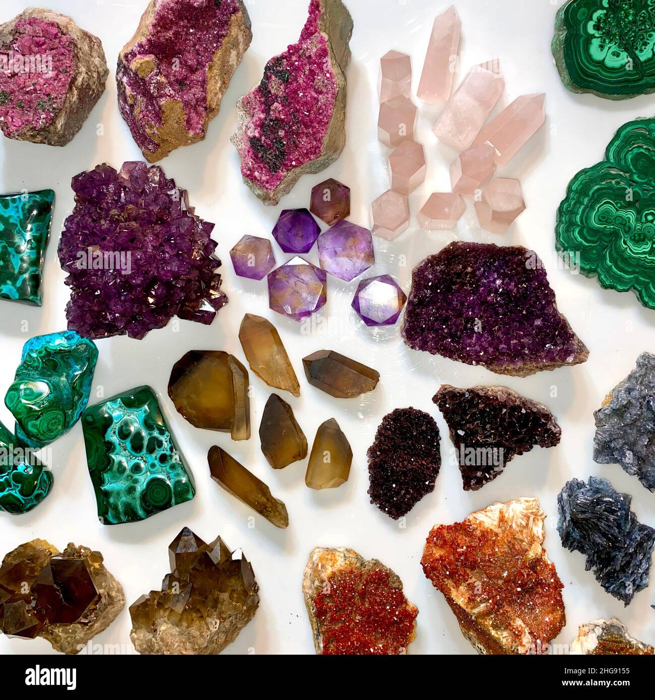 campione minerale pietra roccia geologia gemma cristallo Foto Stock