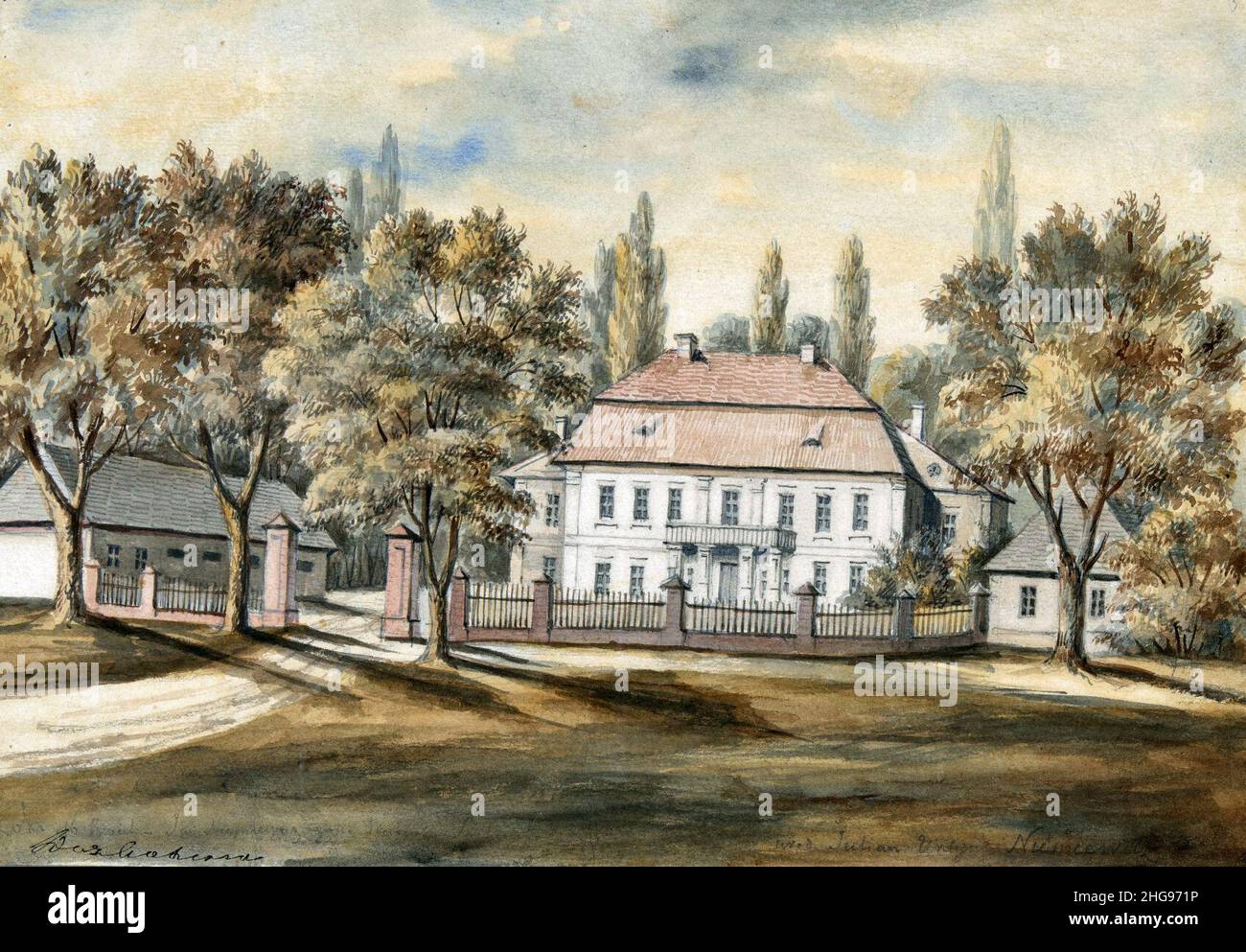 Skoki, Niamcevič. Скокі, Нямцэвіч (N. Orda, 1861-77). Foto Stock