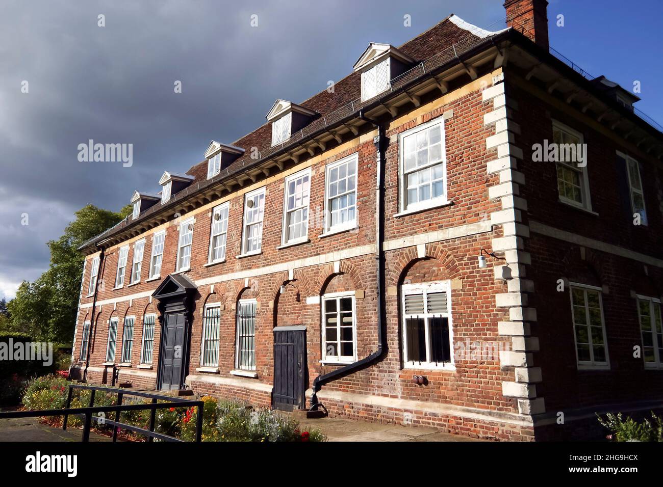 Vista di Hall Place, Bexley, Kent Foto Stock