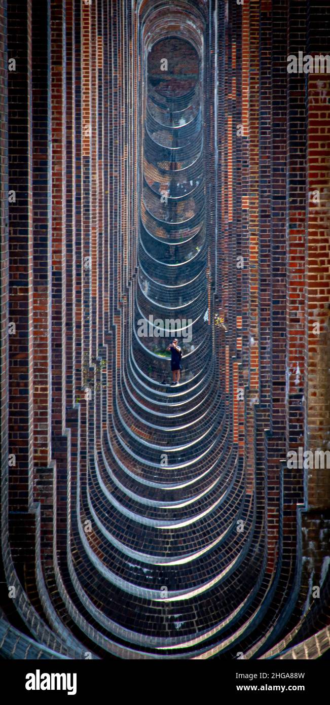 Ouse Valley Viaduct, South Nuffield, Sussex Regno Unito Foto Stock