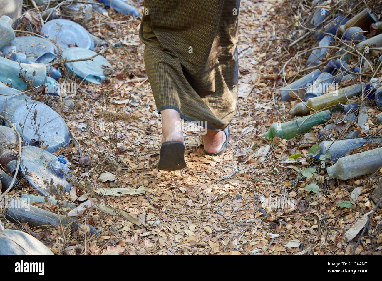 Fabbrica di vetro Nagar di Yangon Foto Stock