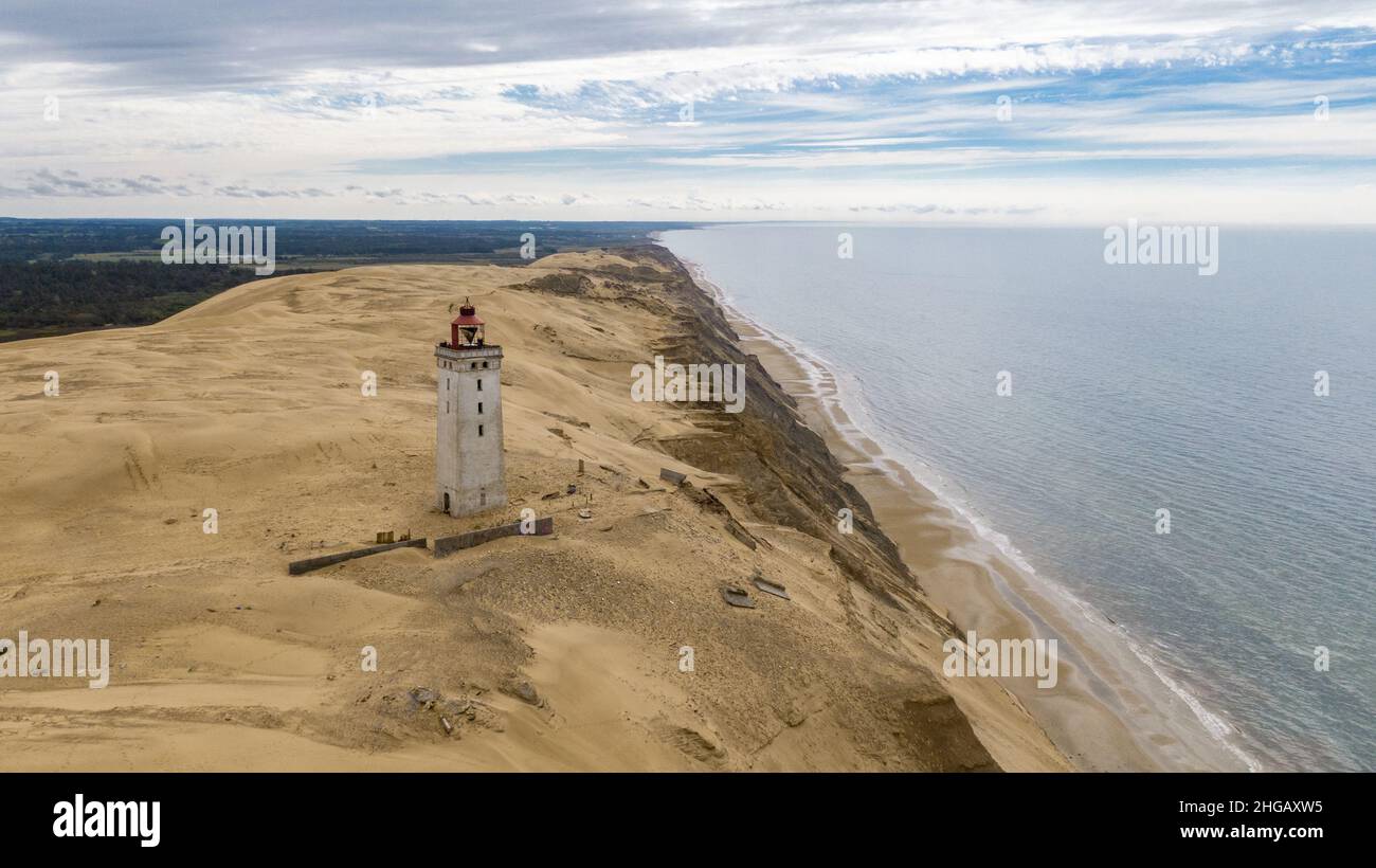 Rubjerg Knude faro Foto Stock