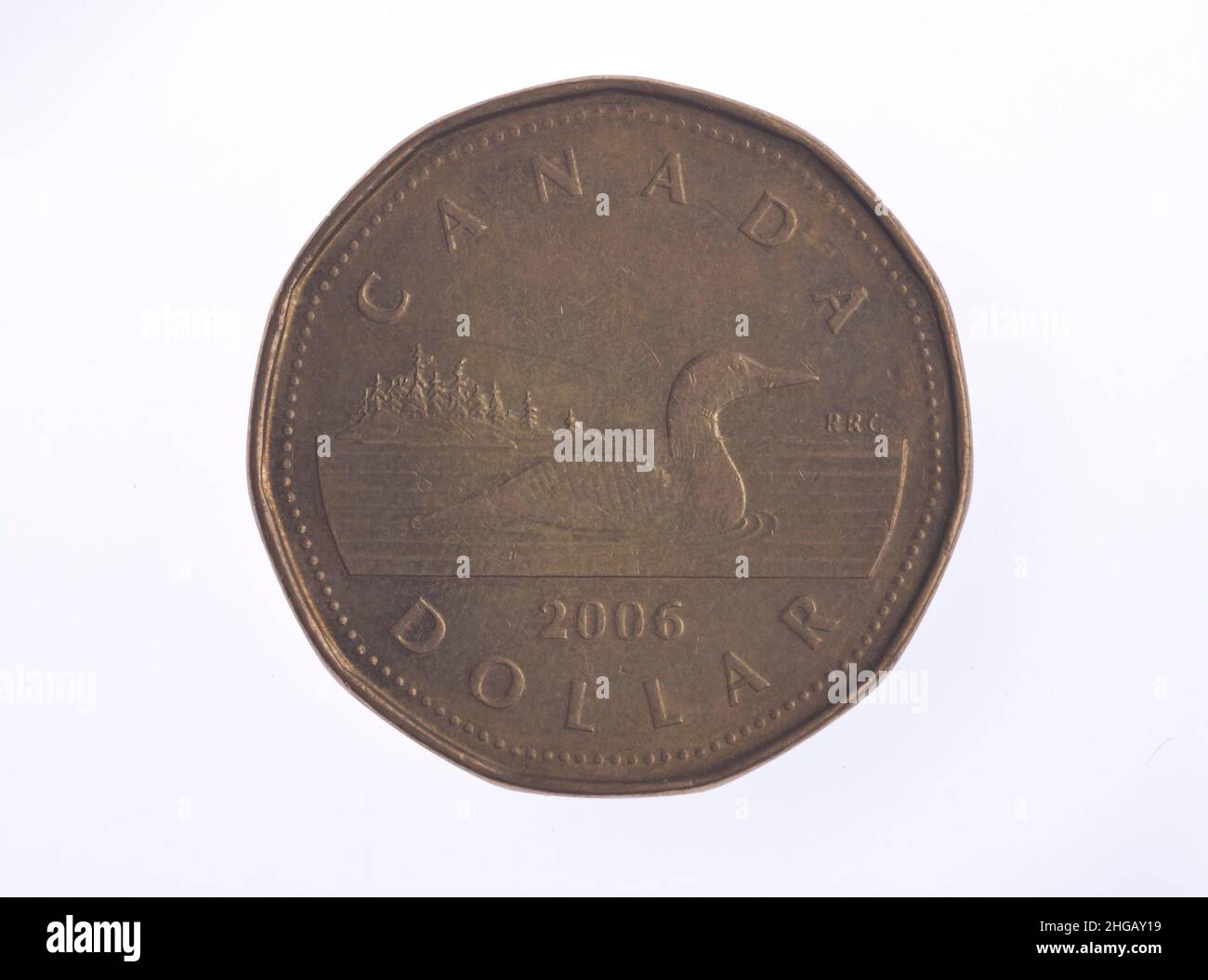 Coin, 1 dollari, Canada Foto Stock