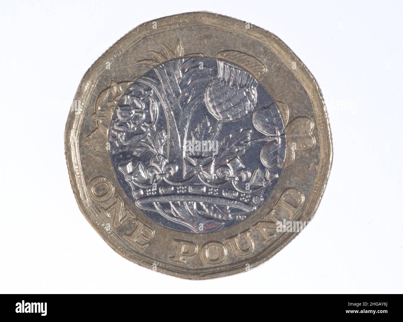 Coin, 1 Pound, Regno Unito Foto Stock