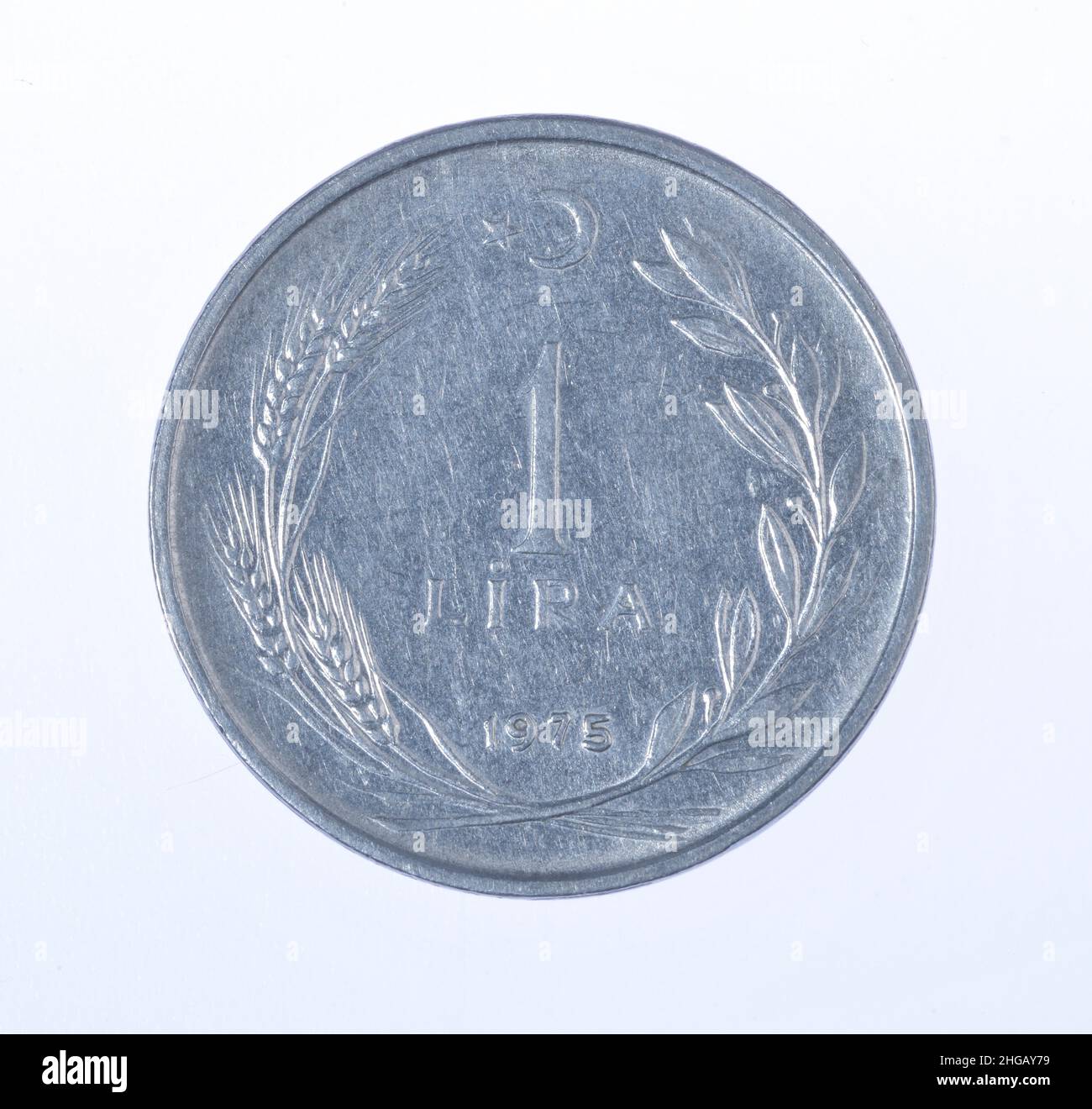 Coin, 1 lira, Turchia Foto Stock