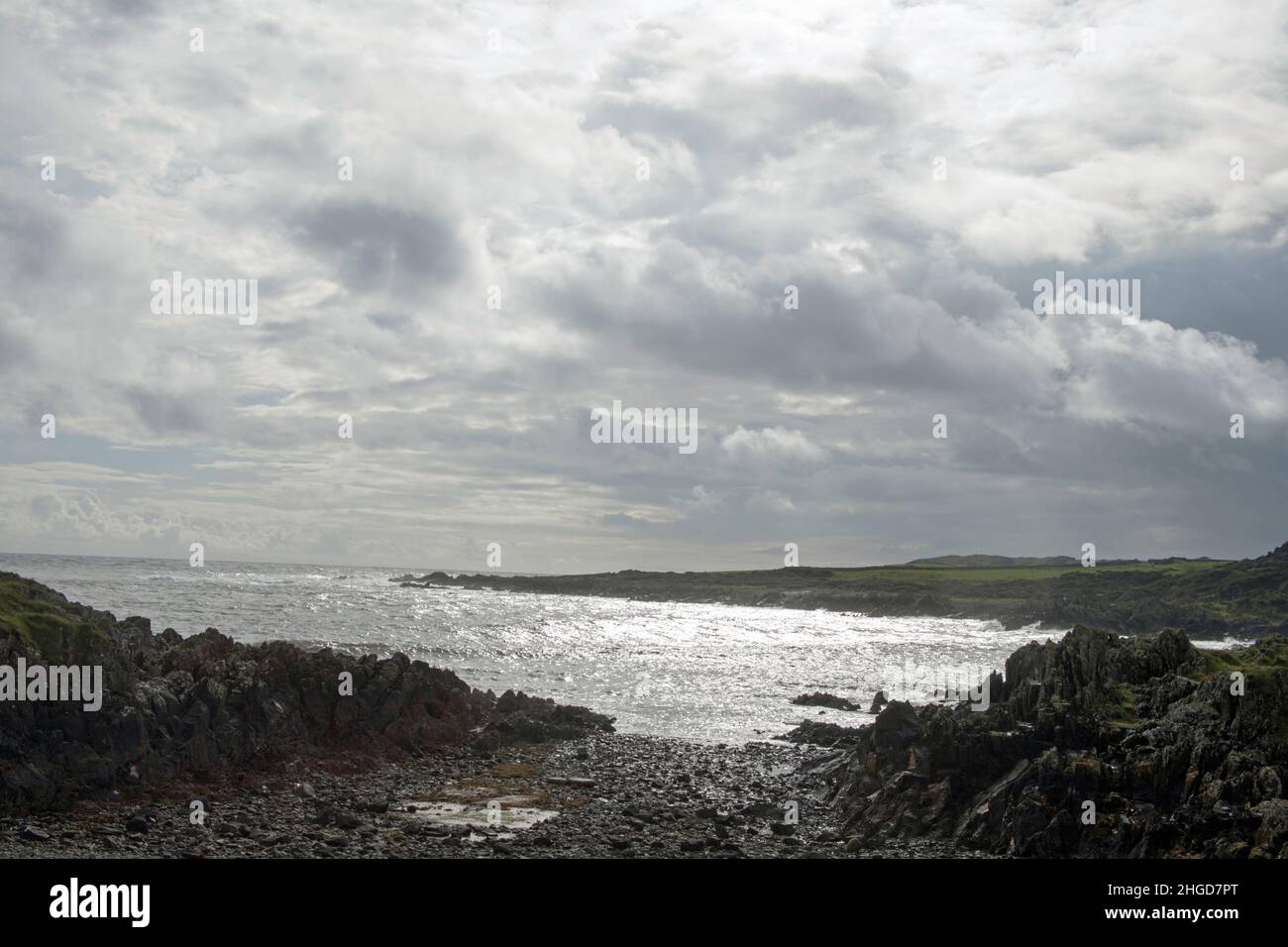 Costa all'Isola di Whithorn Dumfries e Galloway Scozia Foto Stock