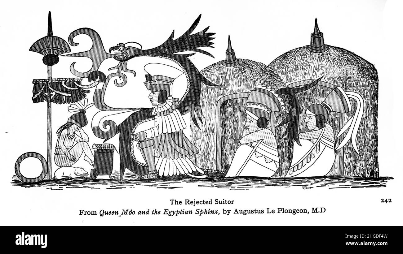 Il Suitor respinto dal libro 'Miti e leggende Messico e Perù ' di Lewis Spence, Editore Boston : David D. Nickerson 1913 Foto Stock