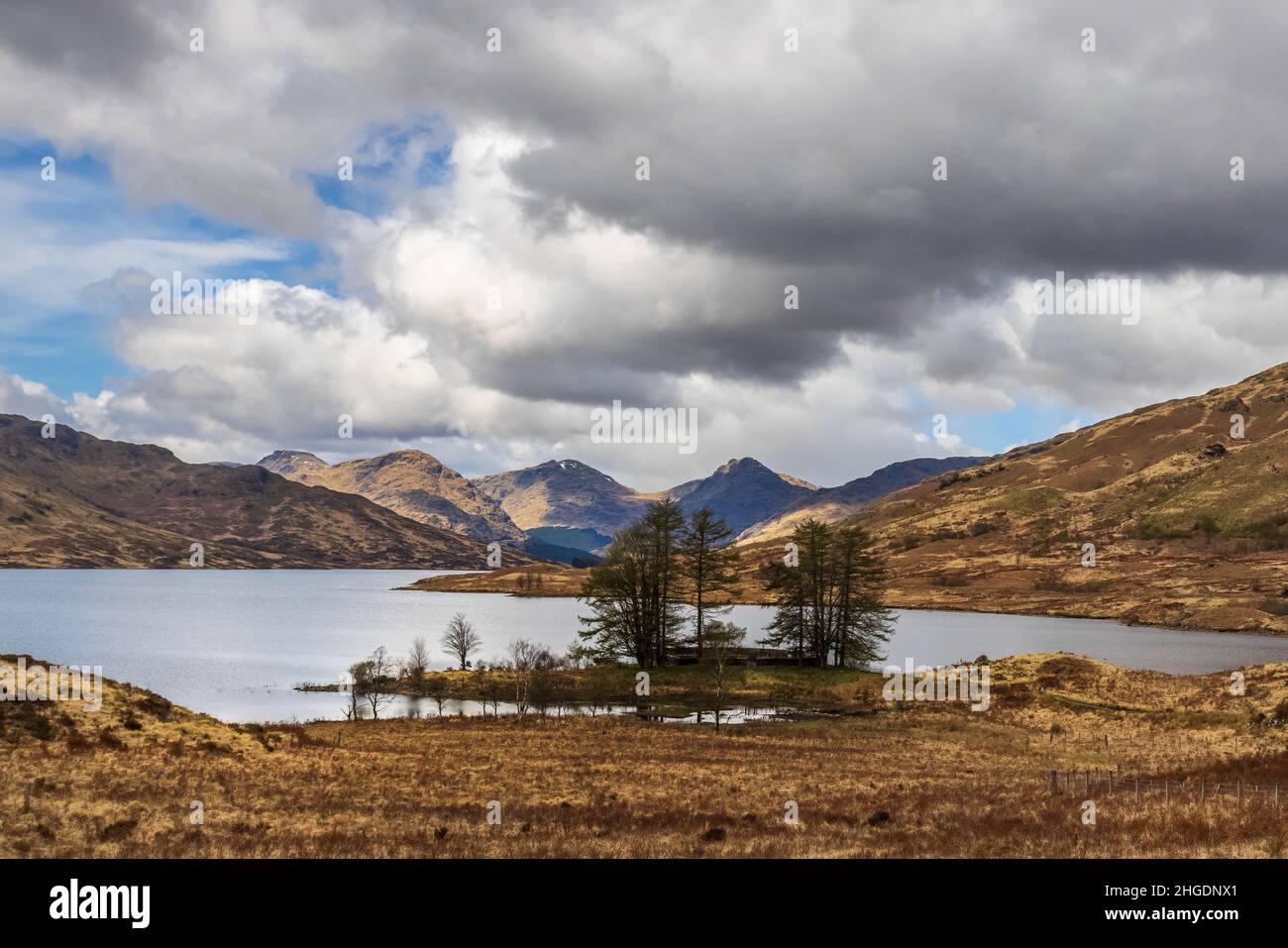 loch arklet , le Highlands scozzesi, Regno Unito. Foto Stock