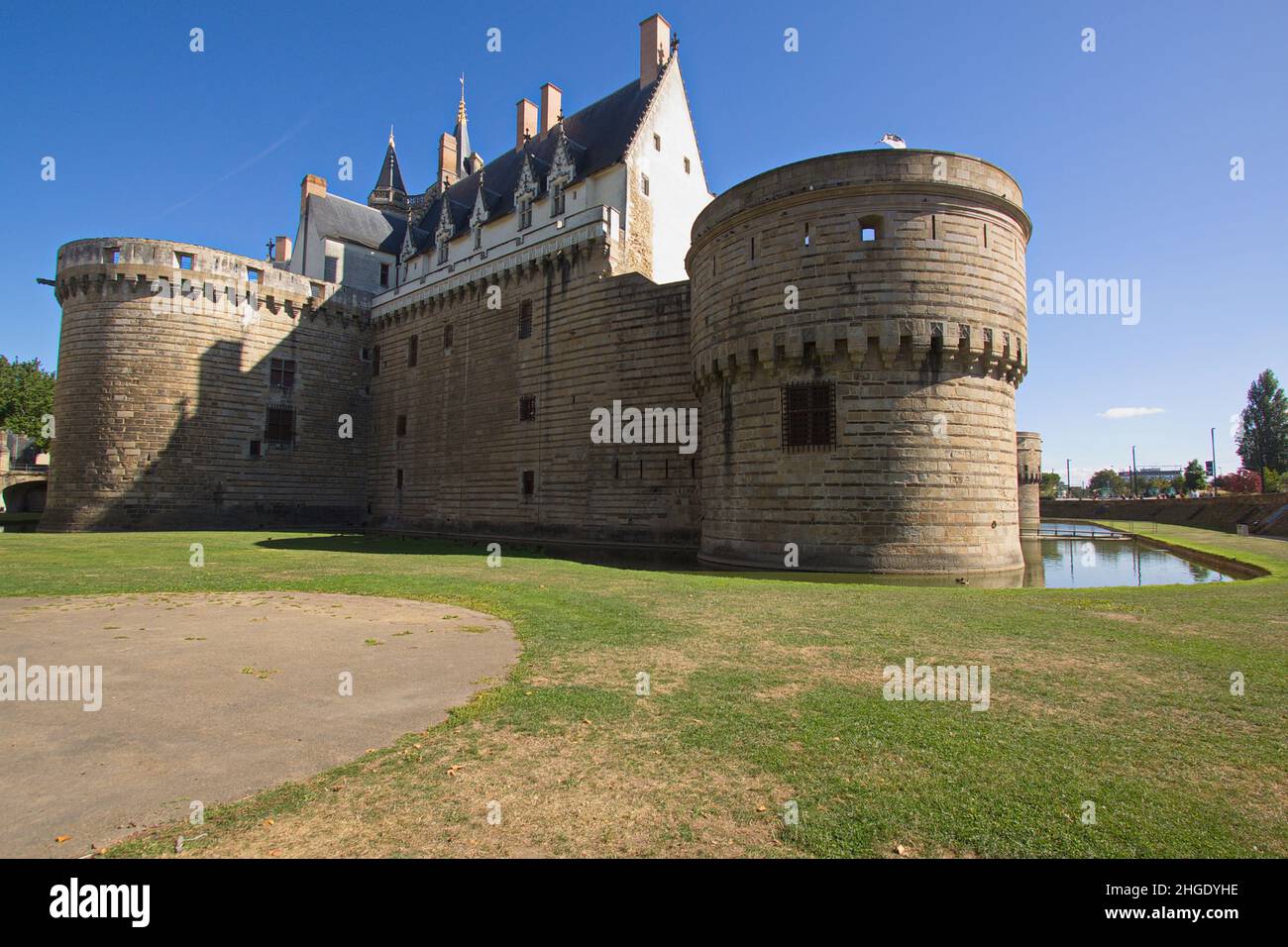 Chateau des ducs de Bretagne a Nantes in Francia, Europa Foto Stock