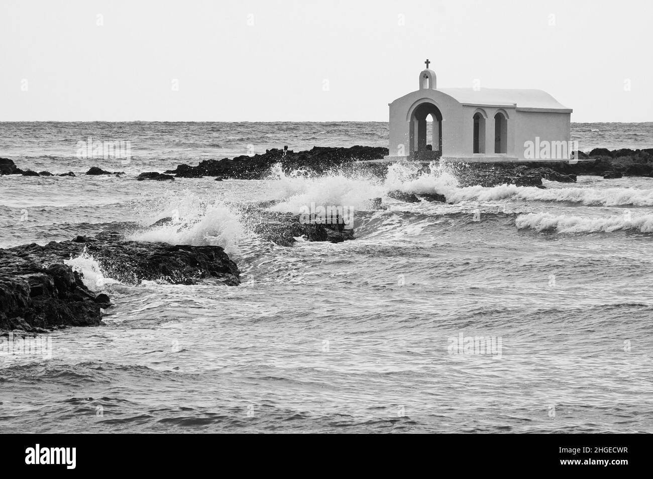Chiesa di Georgioupoli a Creta in Grecia, Europa Foto Stock