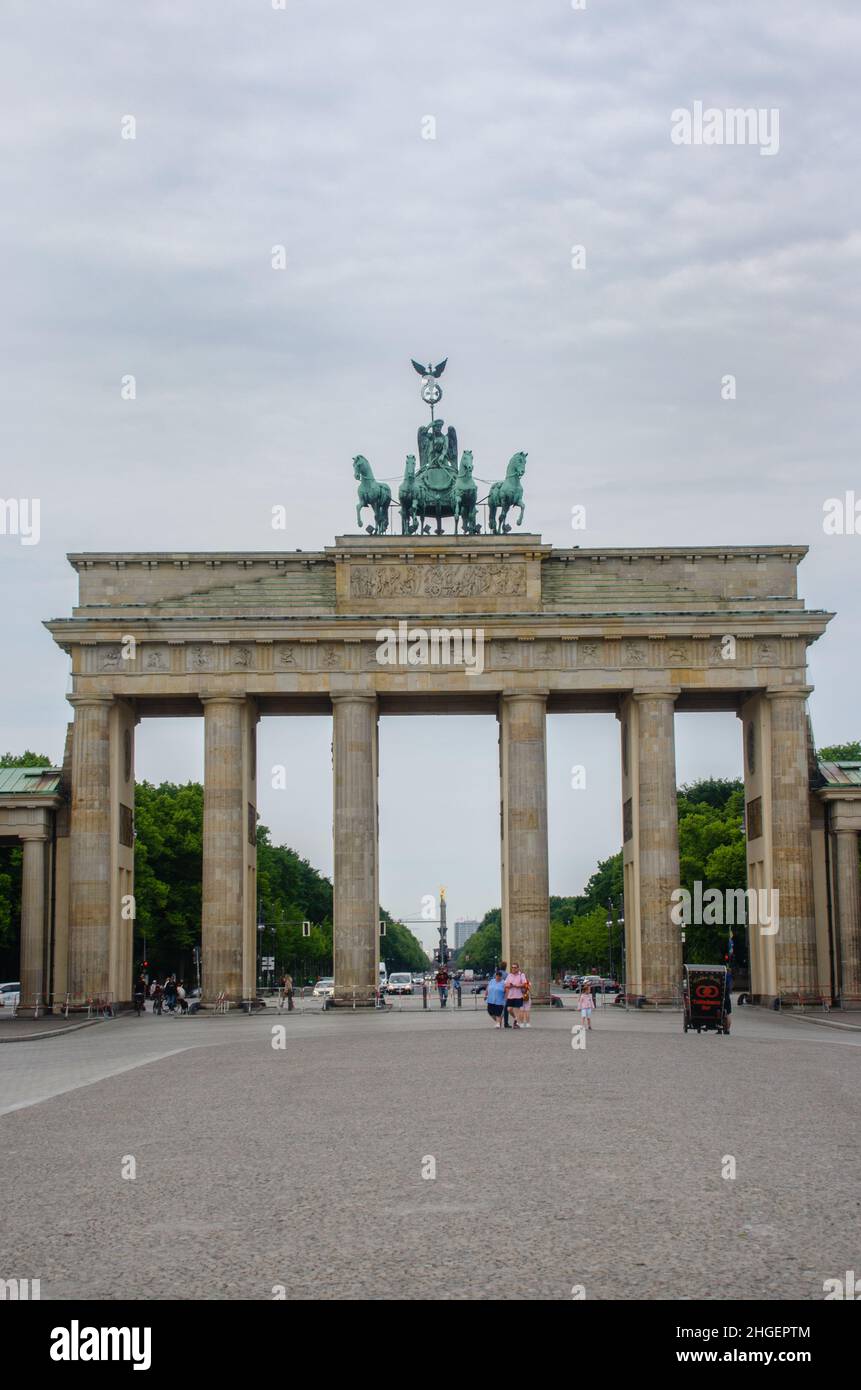 Berlino 2020 giugno: Porta di Brandeburgo Foto Stock