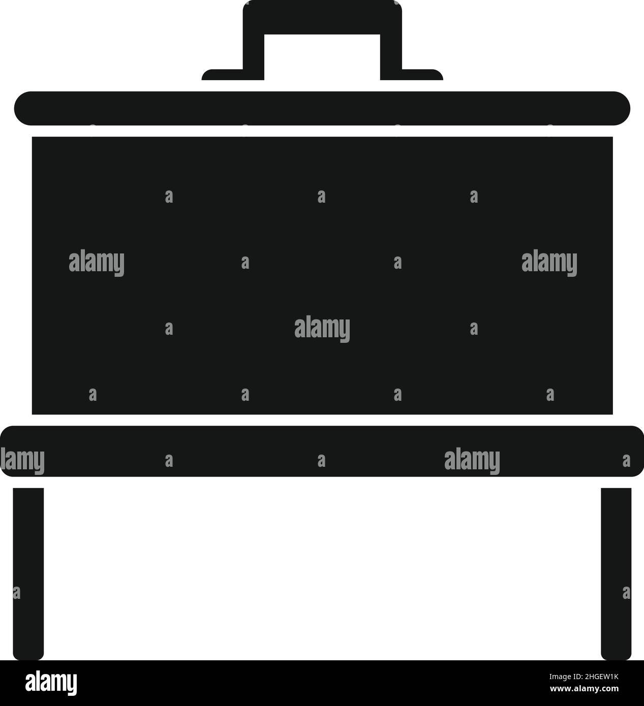 Fuma bbq icona semplice vettore. Ristorante grill con affumicatura. Barile di carne Illustrazione Vettoriale