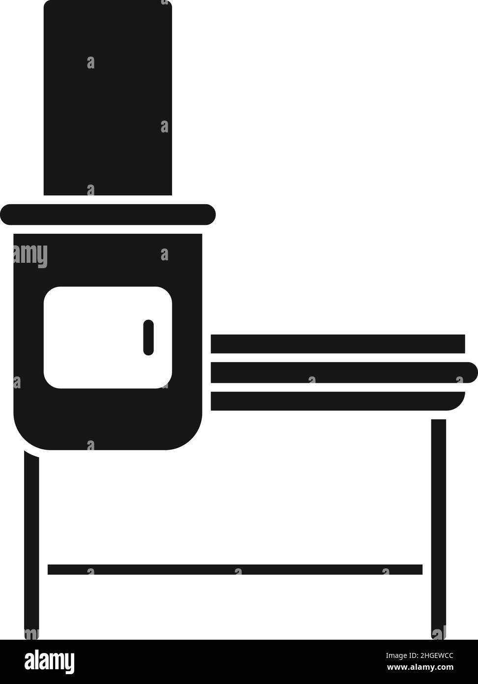 Hammer Smokehouse icona semplice vettore. Barbecue. Pollo di pesce Illustrazione Vettoriale