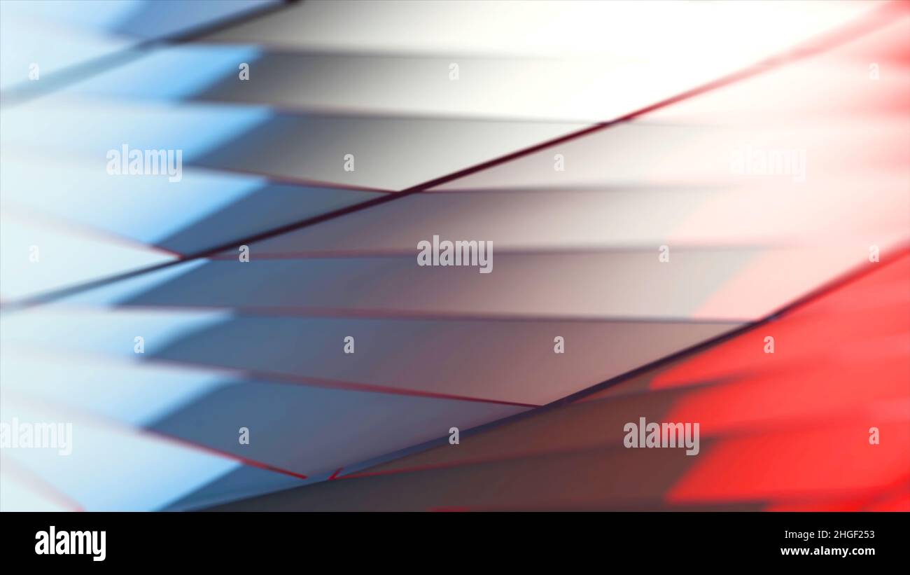 Sfondo astratto con vetro di forma cristallina con riflesso luminoso su superficie lucida. Contatore di numeri con punti glitter e linee di colore. Abstrac Foto Stock