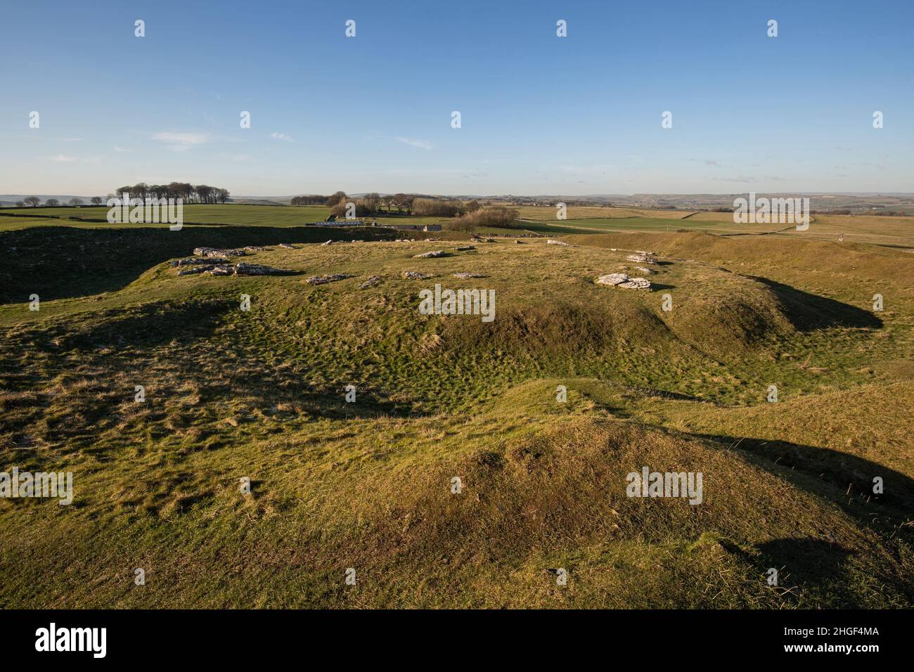 Arbor Low Stone Circle, Derbyshire, Regno Unito Foto Stock