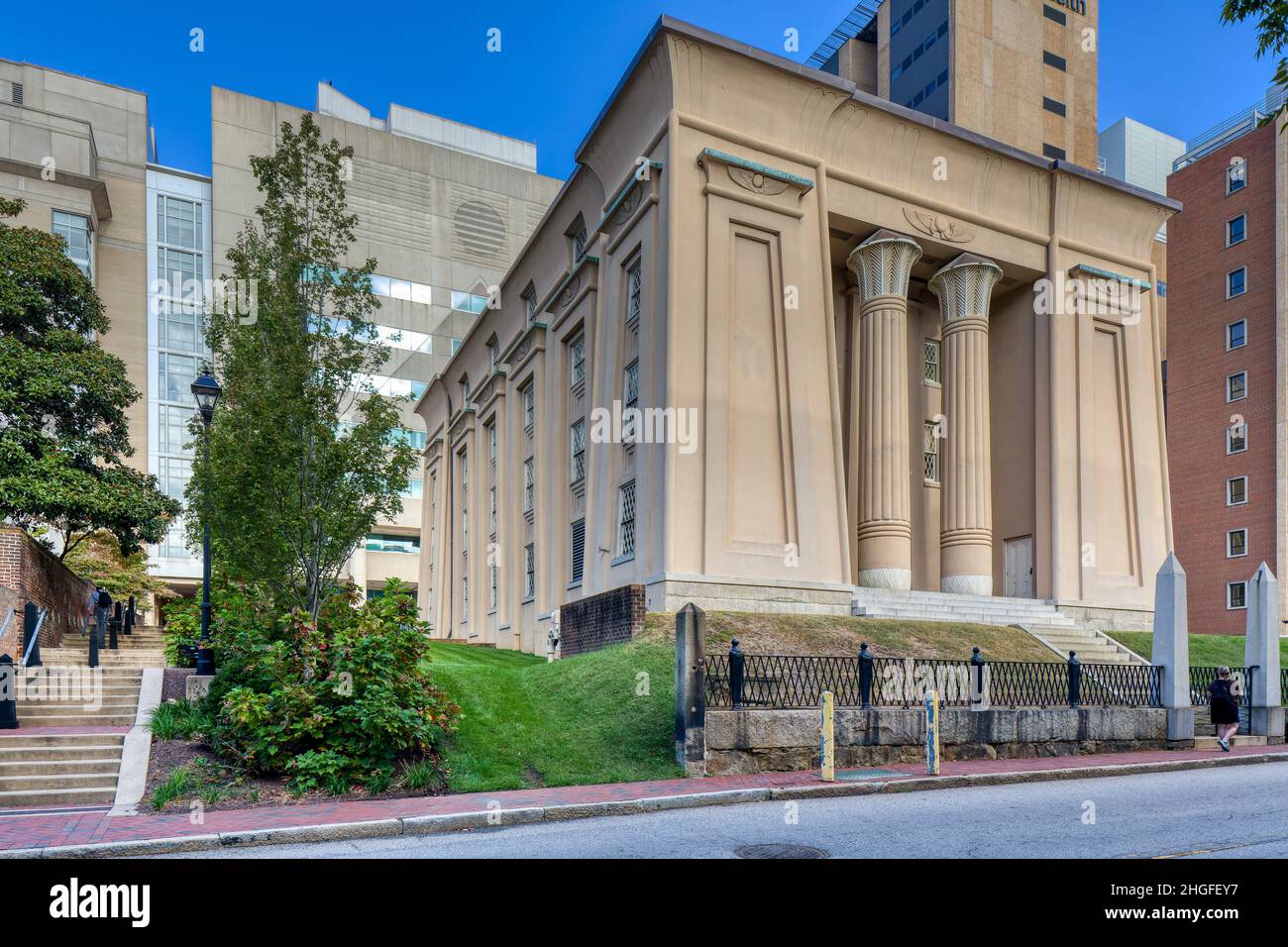 L'edificio Egizio è uno dei tesori architettonici di Richmond. Foto Stock