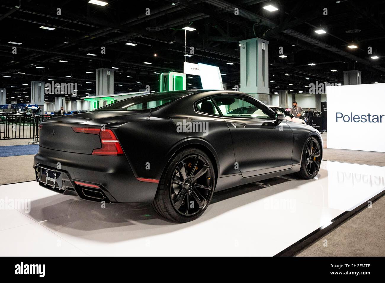 Washington, DC, Stati Uniti. 20th Jan 2022. 20 gennaio 2022 - Washington, DC, Stati Uniti: Il Polestar 1 al 2022 Washington, DC Auto Show. (Credit Image: © Michael Brochstein/ZUMA Press Wire) Foto Stock