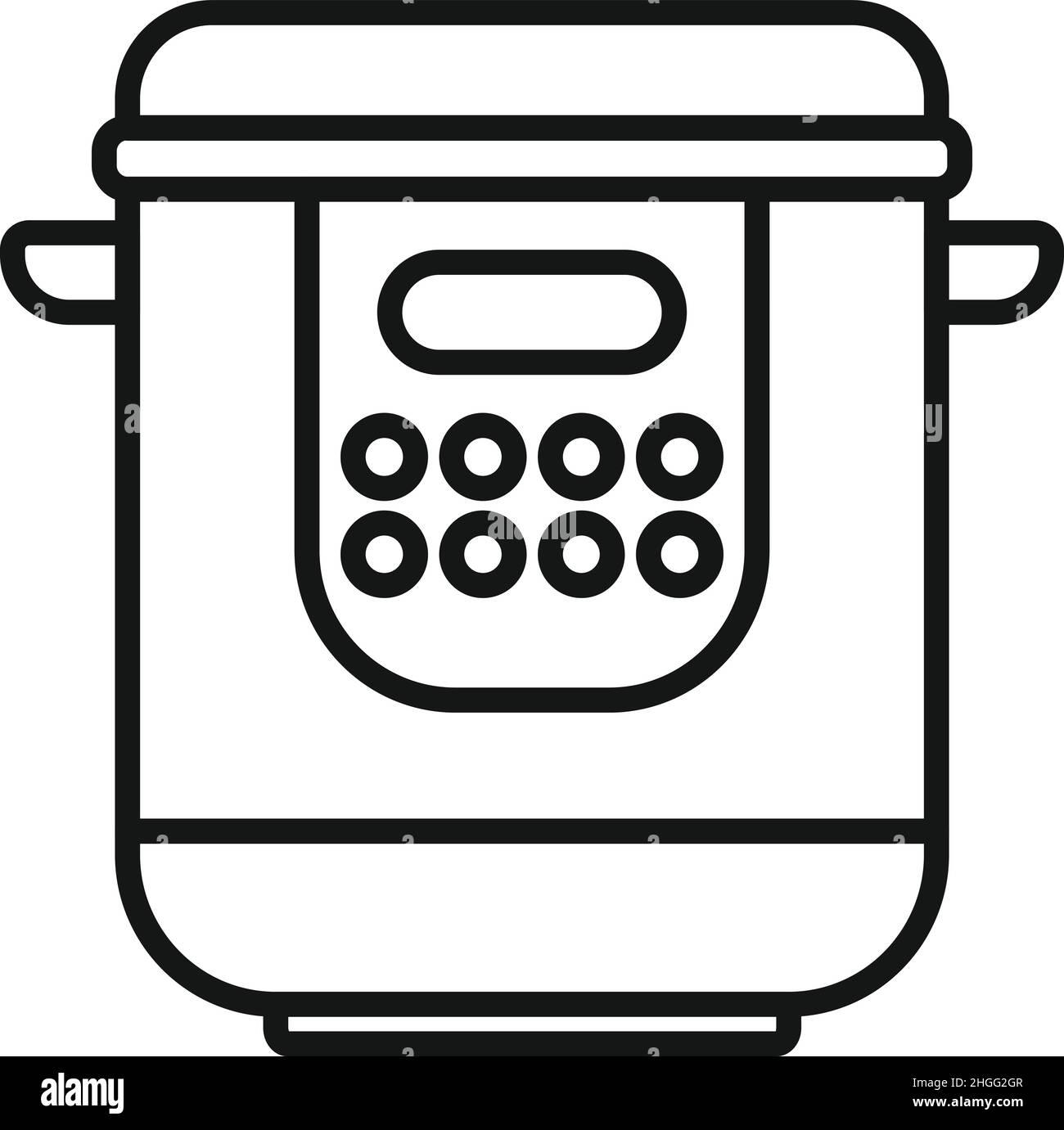 Bistecca fumkehouse icona contorno vettore. Barbecue. Maiale di pesce Illustrazione Vettoriale