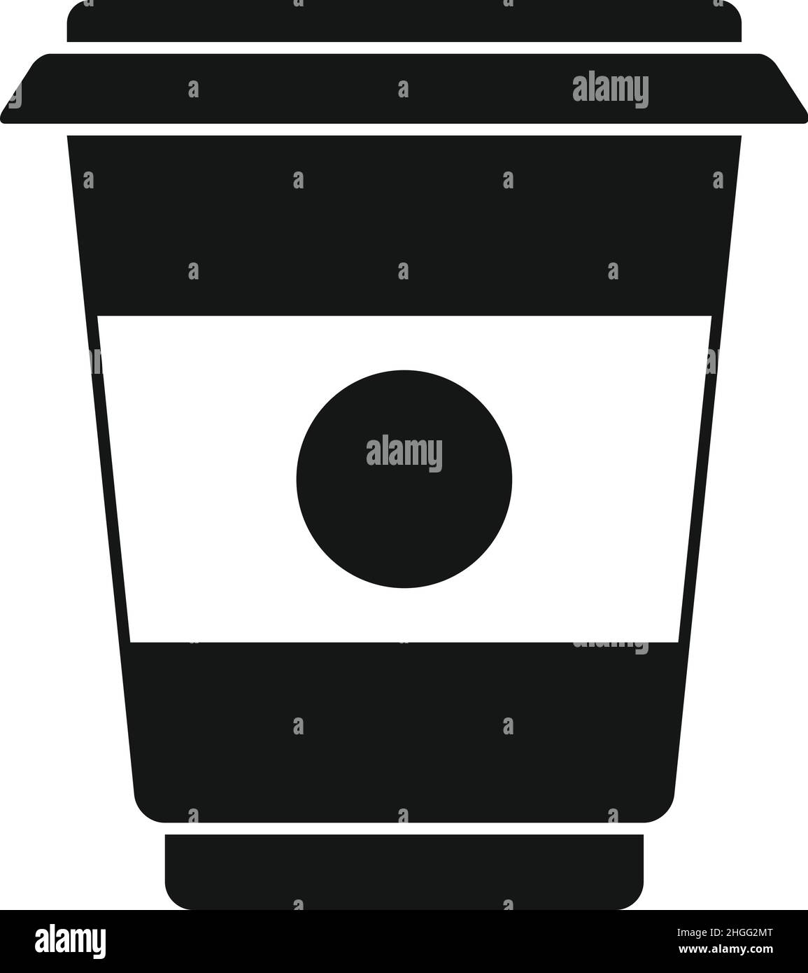 Confettura crema di cacao icona semplice vettore. Incolla il vaso. Latte alimentare Illustrazione Vettoriale