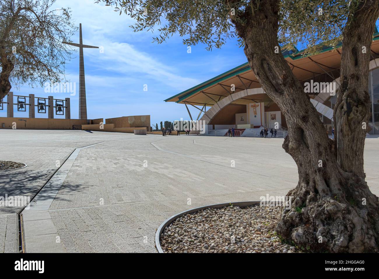 Il Santuario di San Pio da Pietrelcina è un santuario cattolico di San Giovanni Rotondo, situato in Puglia. Foto Stock
