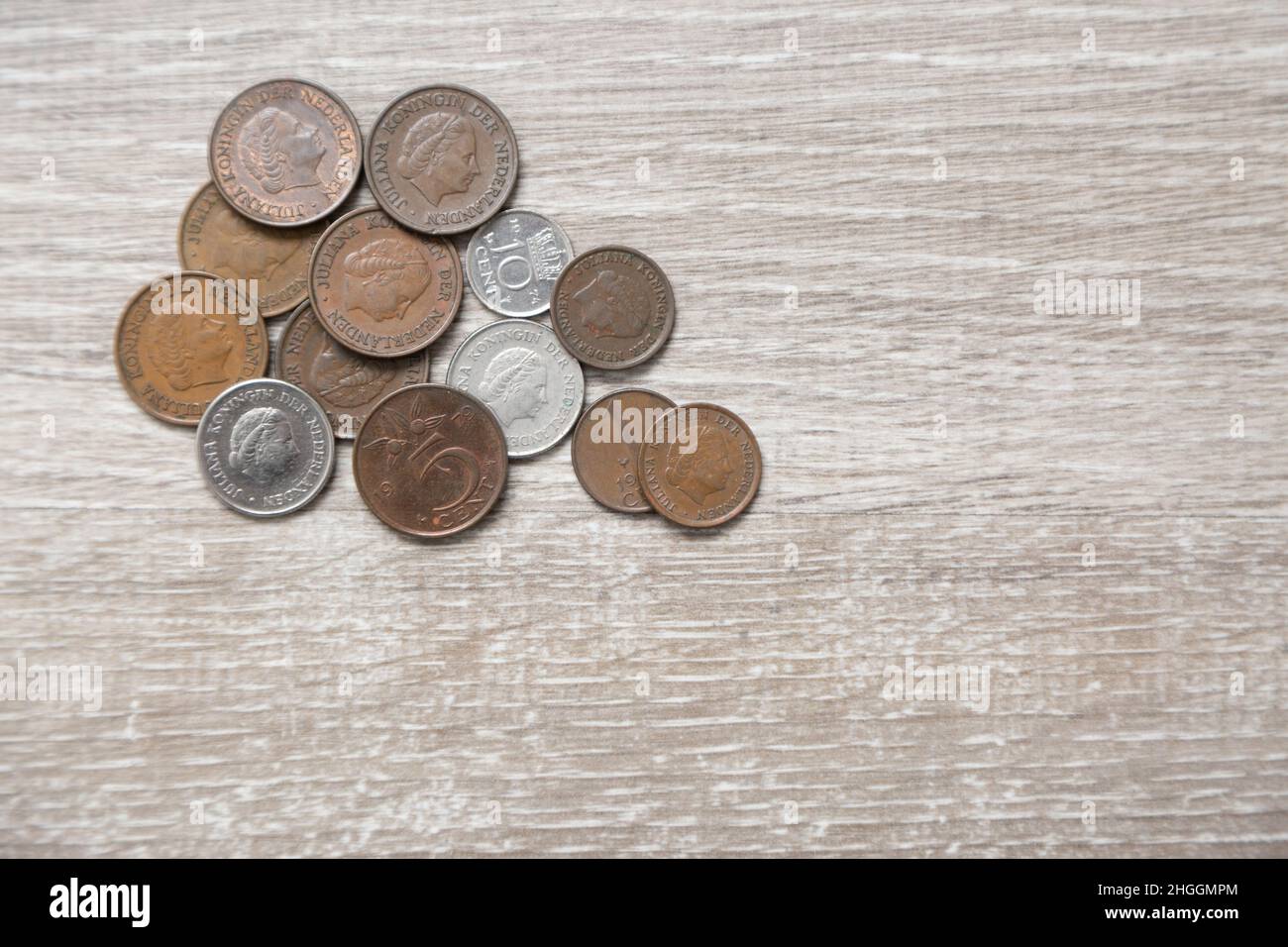 Numismatica e raccolta dai Paesi Bassi Foto Stock