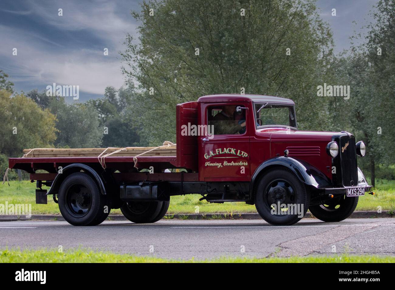 1939 camion Bedford Foto Stock